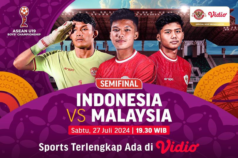 Semi Final ASEAN Cup U-19 2024: Indonesia vs malaysia